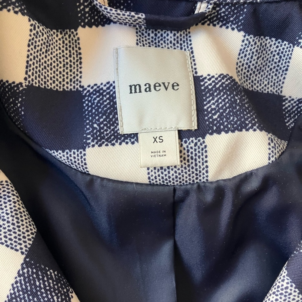 New Without Tags• Anthropology • Maeve Crop Trench Coat (xs) - Picture 4 of 7